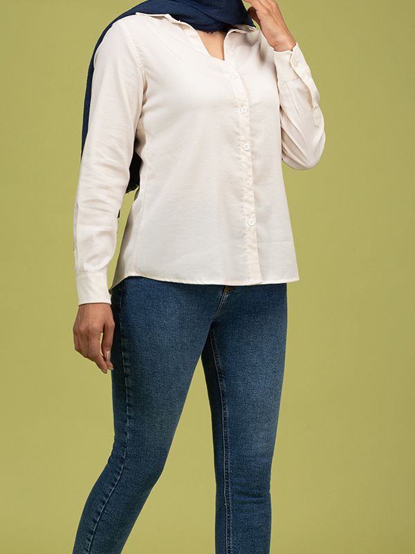 شومیز زنانه کتان راه راه کژوال تابستانی یقه مردانه پریناز