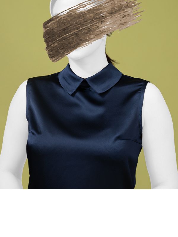 تاپ زنانه مجلسی ساتن کلاسیک نغمه