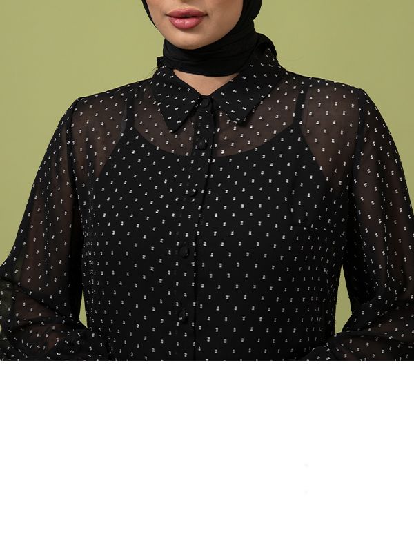 شومیز مجلسی زنانه  آستین بلند حریر ژاکارد لیوسا
