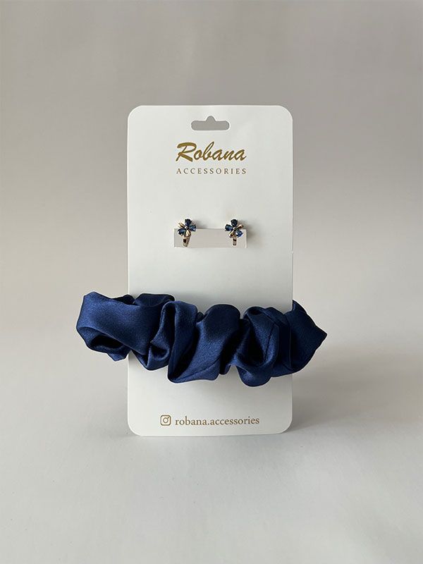 ست گوشواره و اسکرانچی 4040726