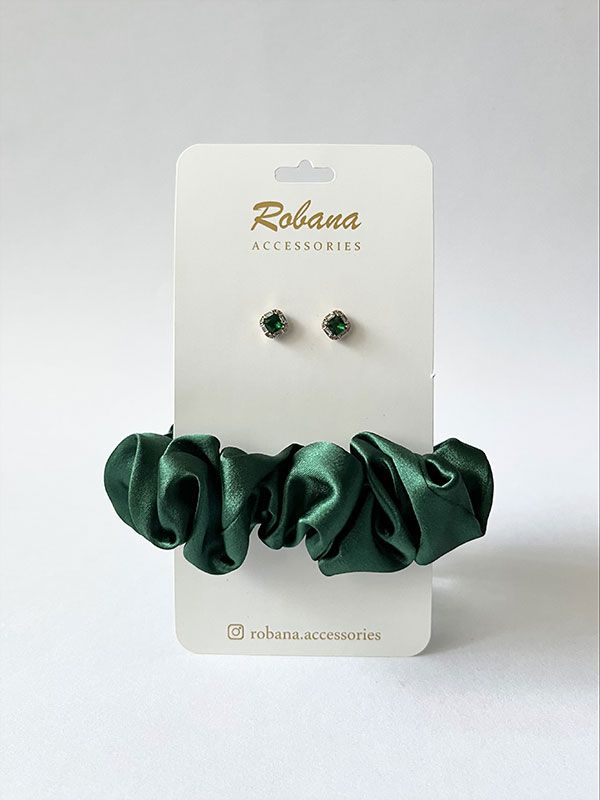 ست گوشواره و اسکرانچی 4040727