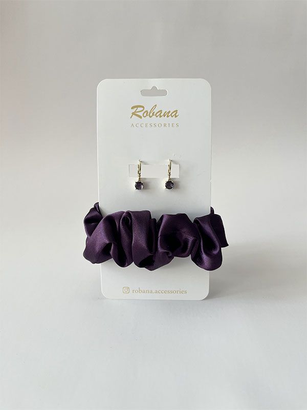 ست گوشواره و اسکرانچی 4040733