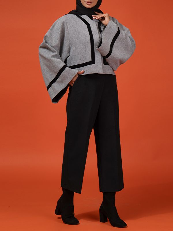 شلوار زنانه پاییزی جیب دار قد90 10107