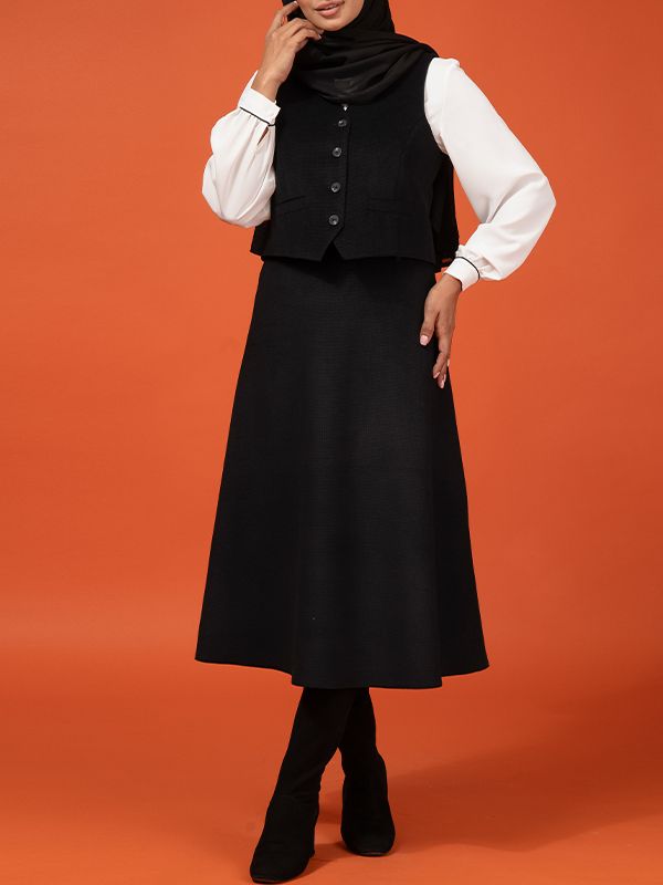 وست زنانه مخمل پاییزی 70102