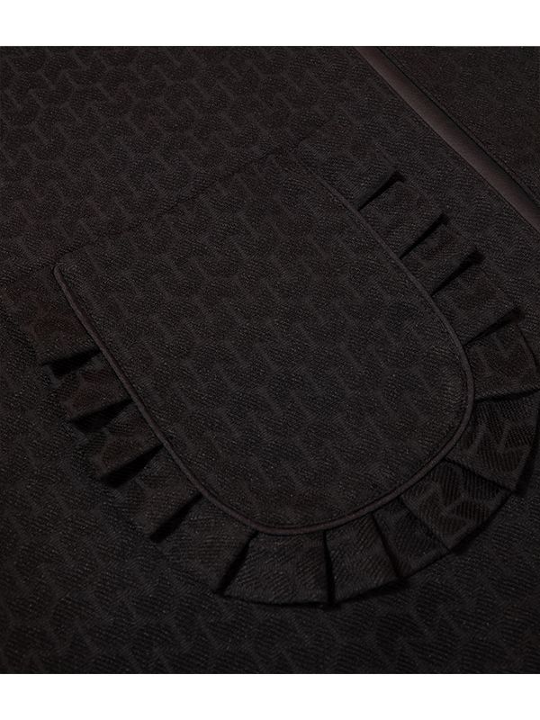 وست زنانه ژاکارد آستر دار جیب دار کلاسیک 70101