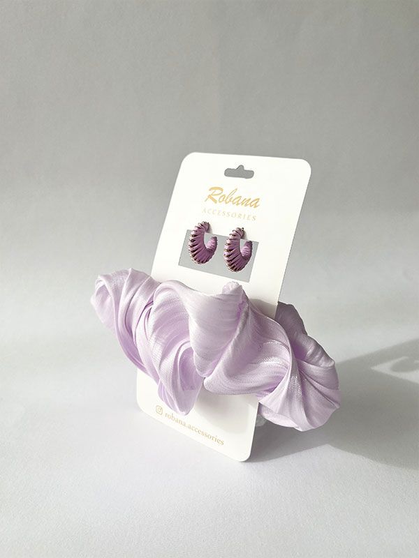 ست گوشواره و اسکرانچی 4040836