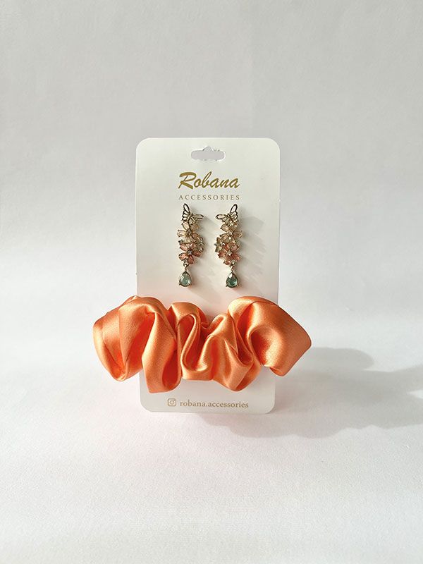 ست گوشواره و اسکرانچی 4040833