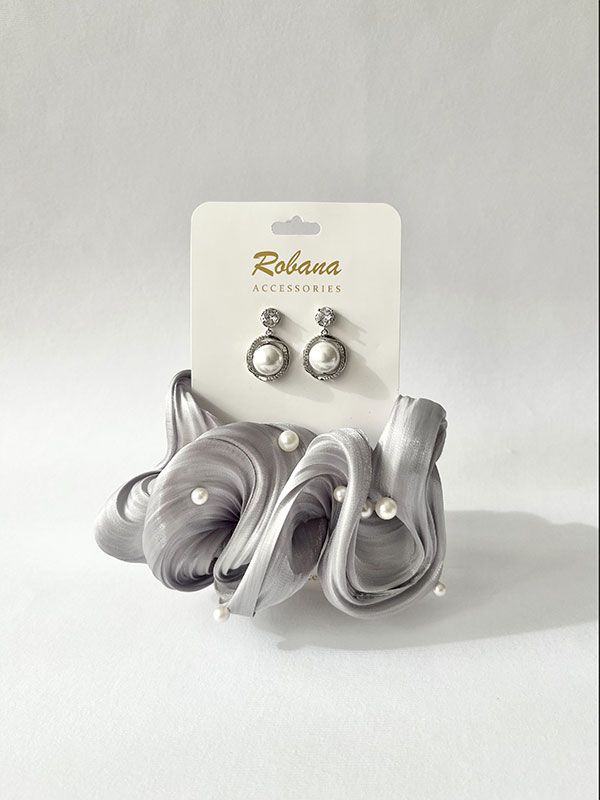 ست گوشواره و اسکرانچی 4040832