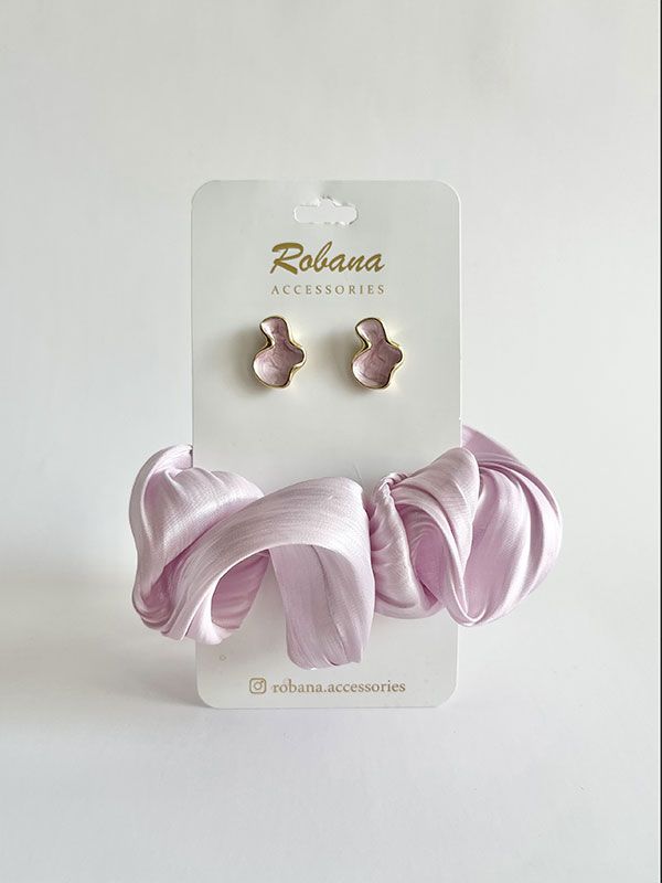 ست گوشواره و اسکرانچی 4040910