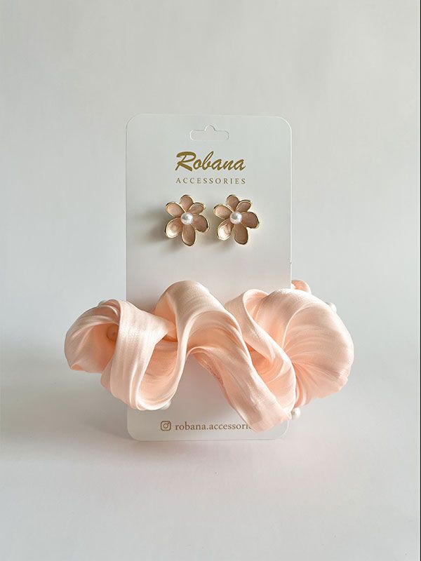 ست گوشواره و اسکرانچی 4040912