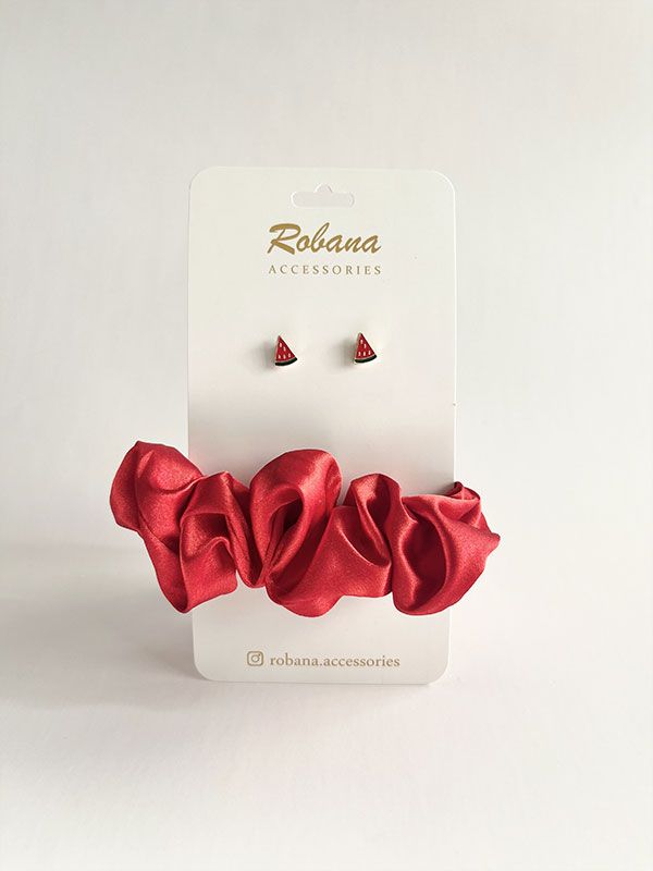 ست گوشواره و اسکرانچی 4040915