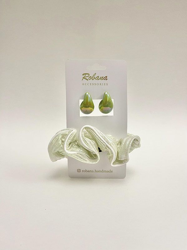 ست گوشواره و اسکرانچی 4040916