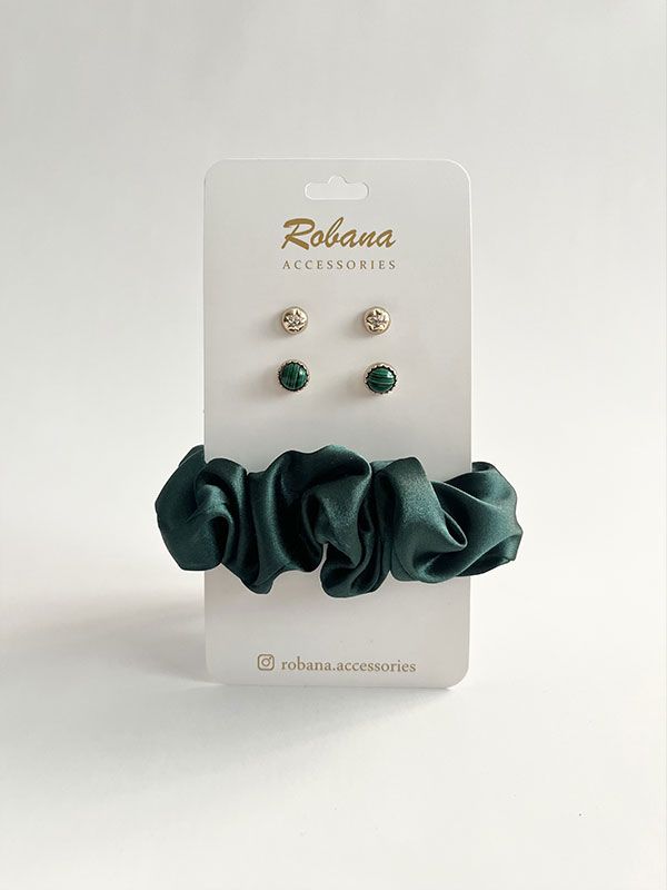 ست گوشواره و اسکرانچی 4040922