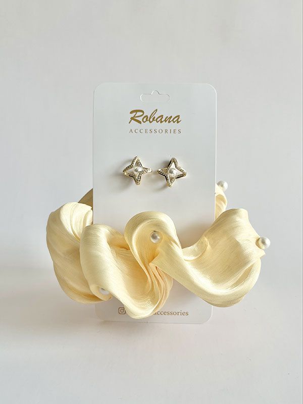 ست گوشواره و اسکرانچی 4040924