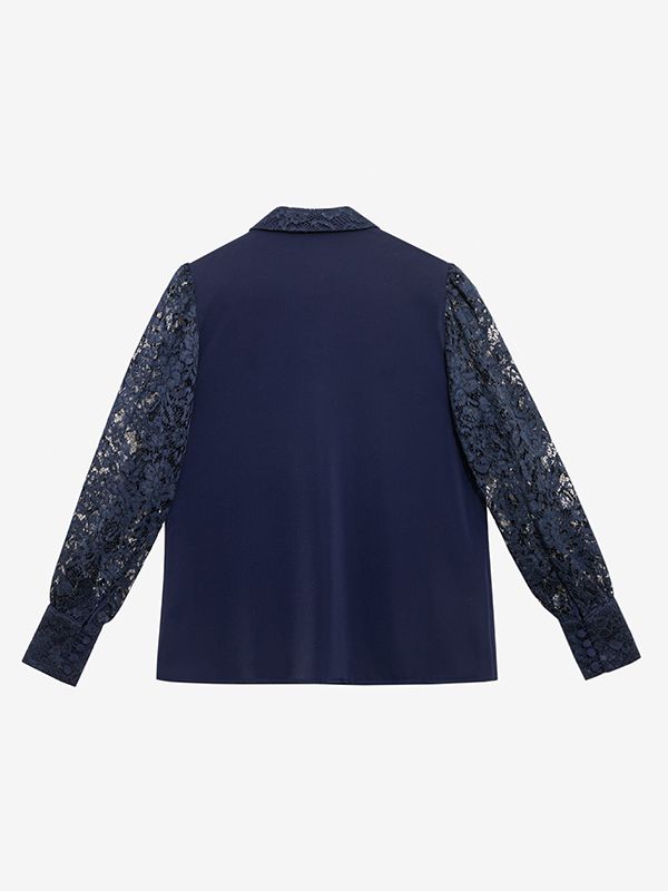 شومیز  آستین گیپور مجلسی زنانه مریم