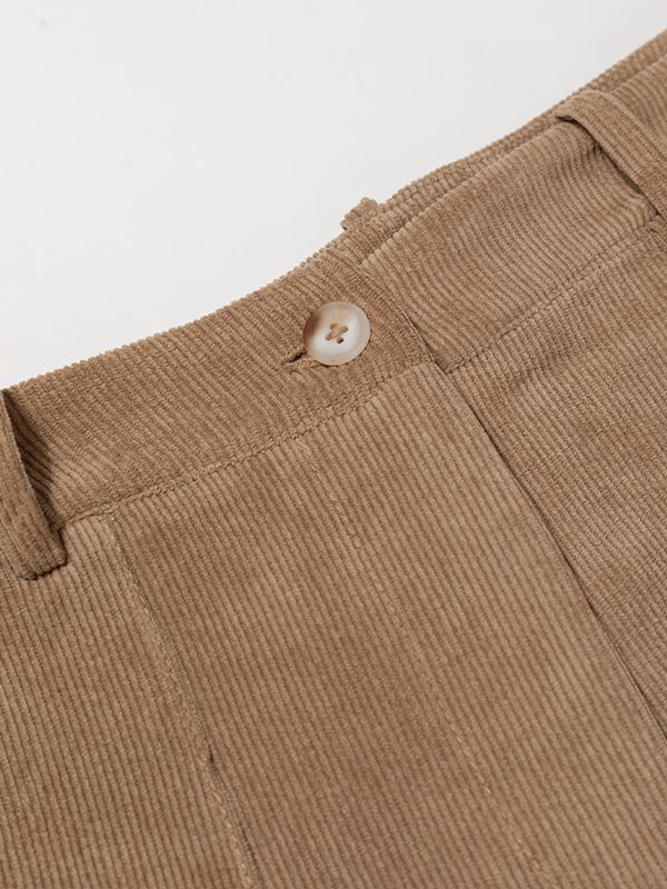 شلوار زنانه مخمل راسته جیب دار 10112