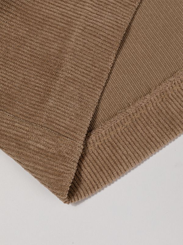 شلوار زنانه مخمل راسته جیب دار 10112