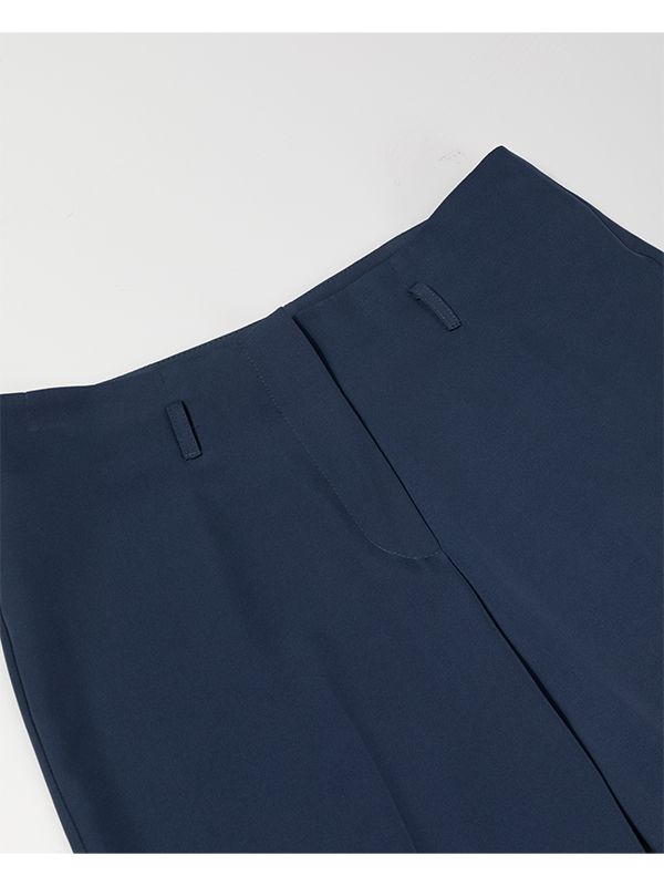 شلوار زنانه پارچه ای کرپ کنزو از بالا گشاد ریزشی 10106