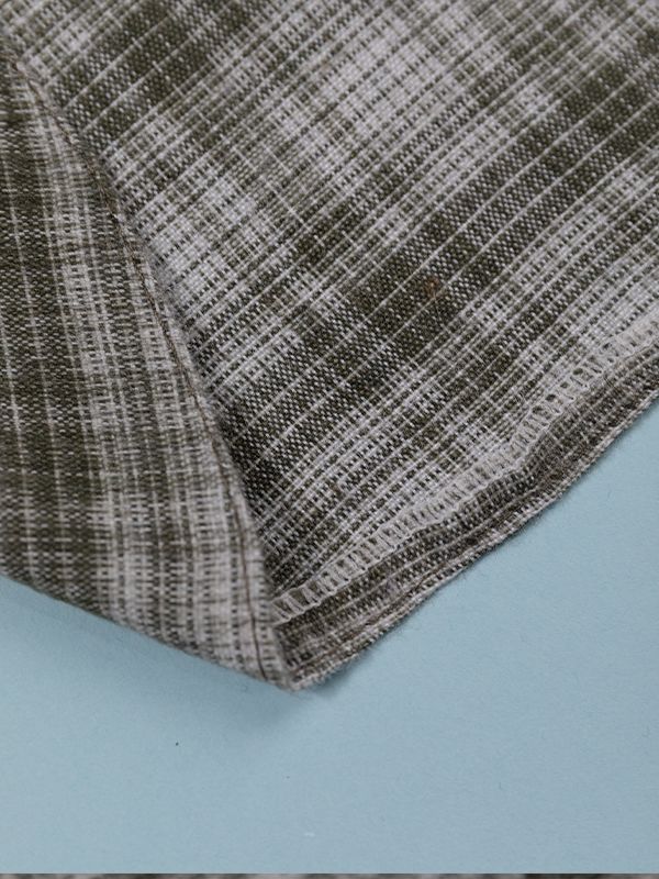 تونیک زنانه پشمی چهارخونه یقه مردانه 50113