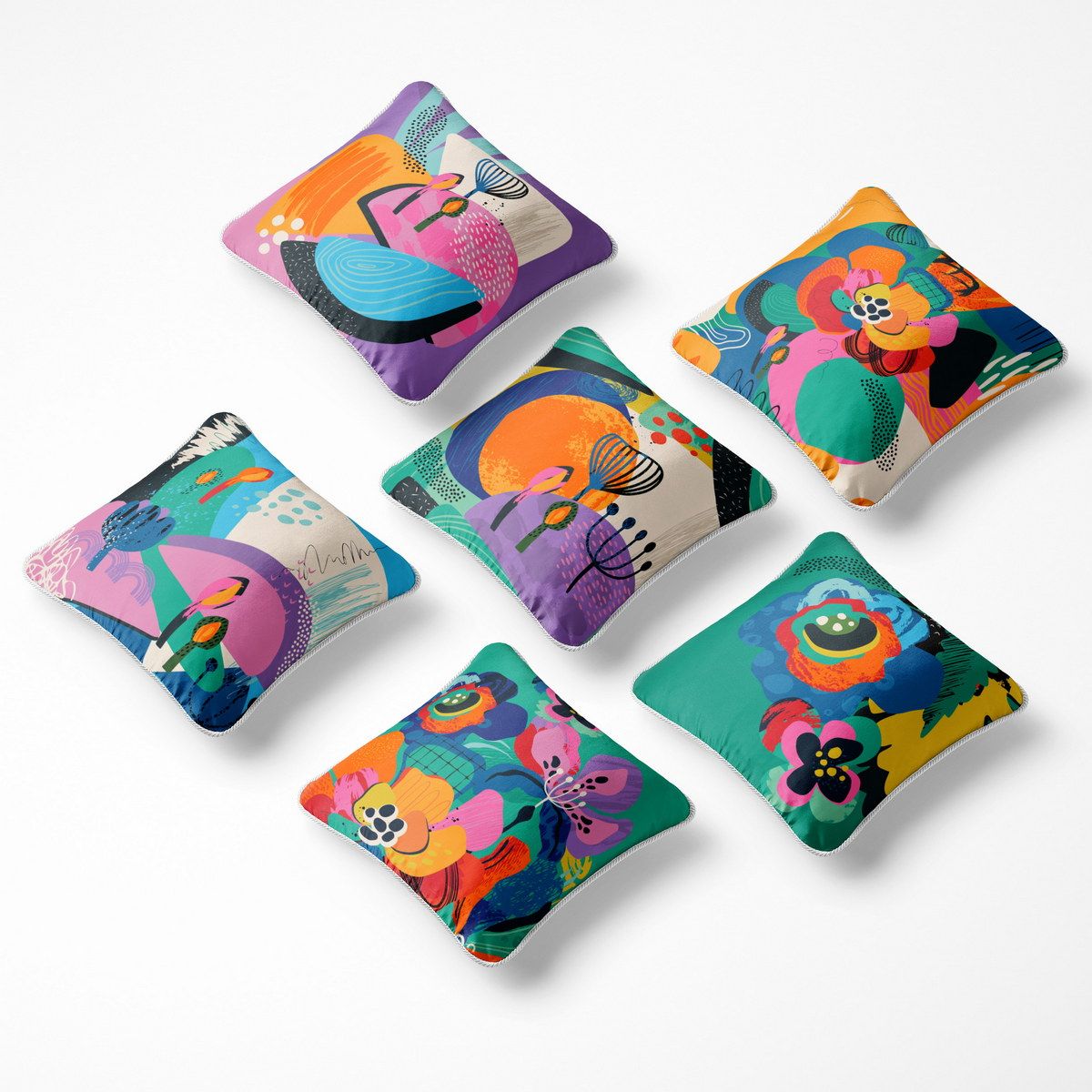 کوسن 6 تکه pillow 6 set 87