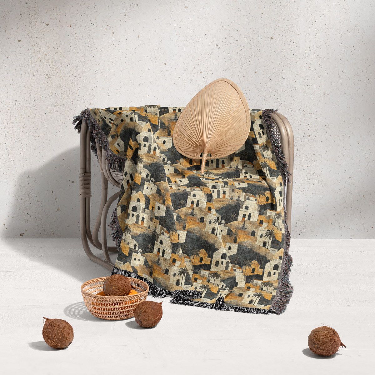 شال مبل ریش دار classic 208