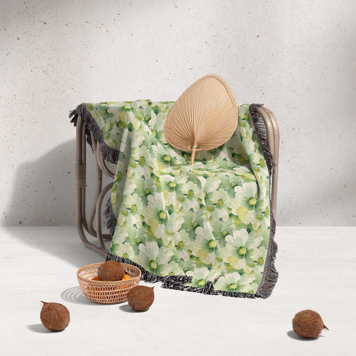 شال مبل ریش دار classic 245