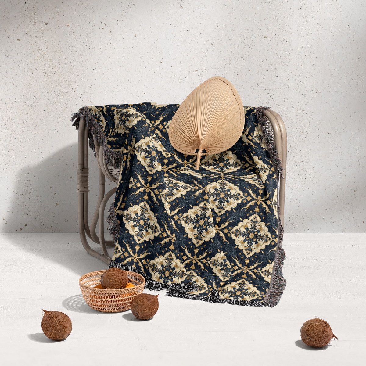 شال مبل ریش دار classic 248