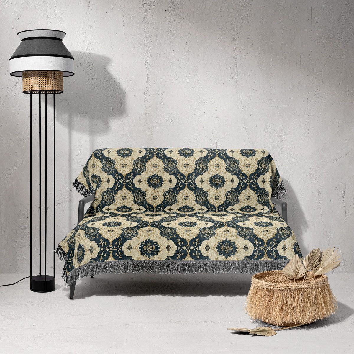 شال مبل ریش دار classic 264