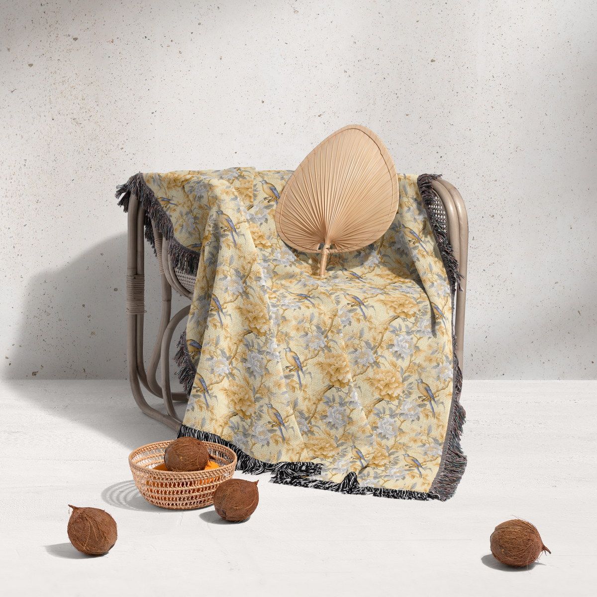 شال مبل ریش دار classic 284