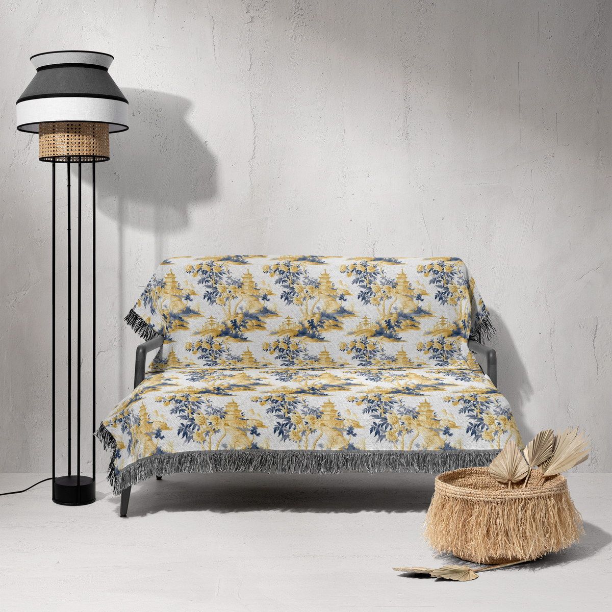 شال مبل ریش دار classic 290