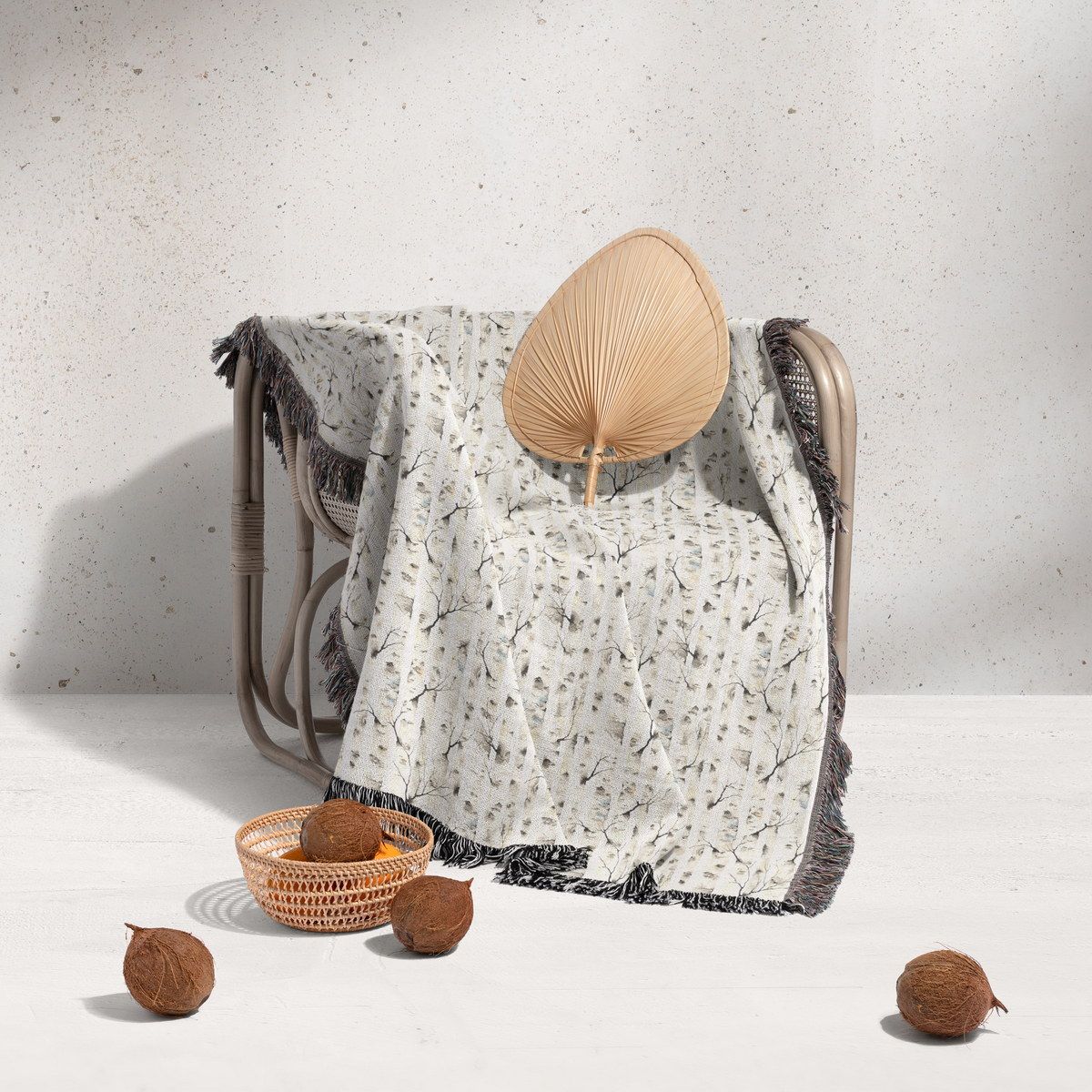 شال مبل ریش دار classic 308