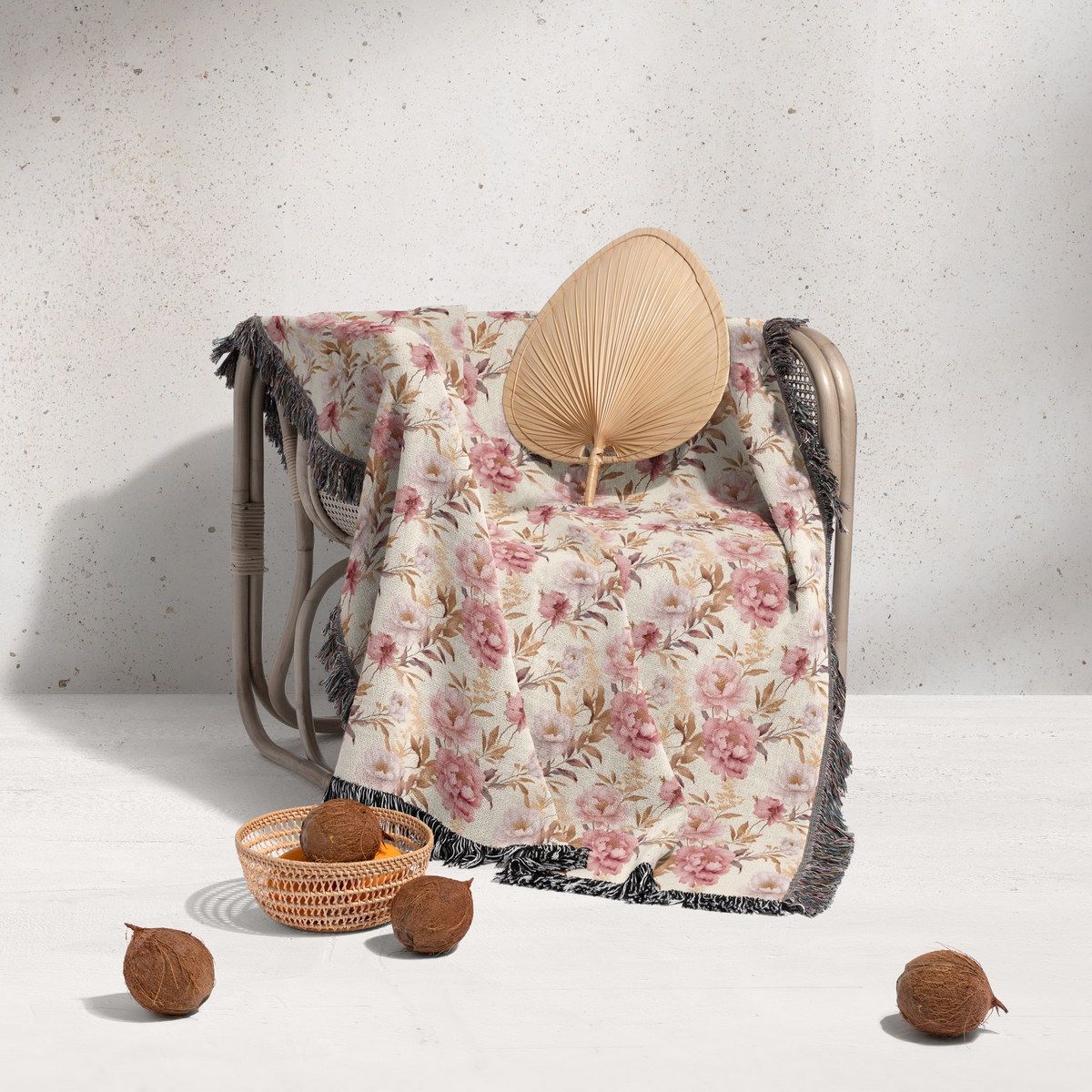 شال مبل ریش دار classic 318