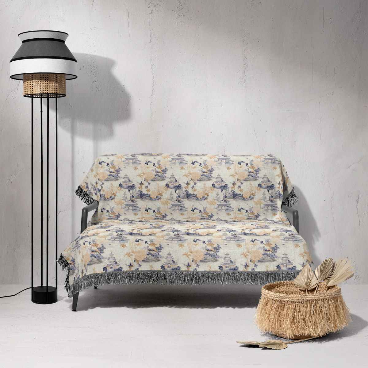 شال مبل ریش دار classic 324