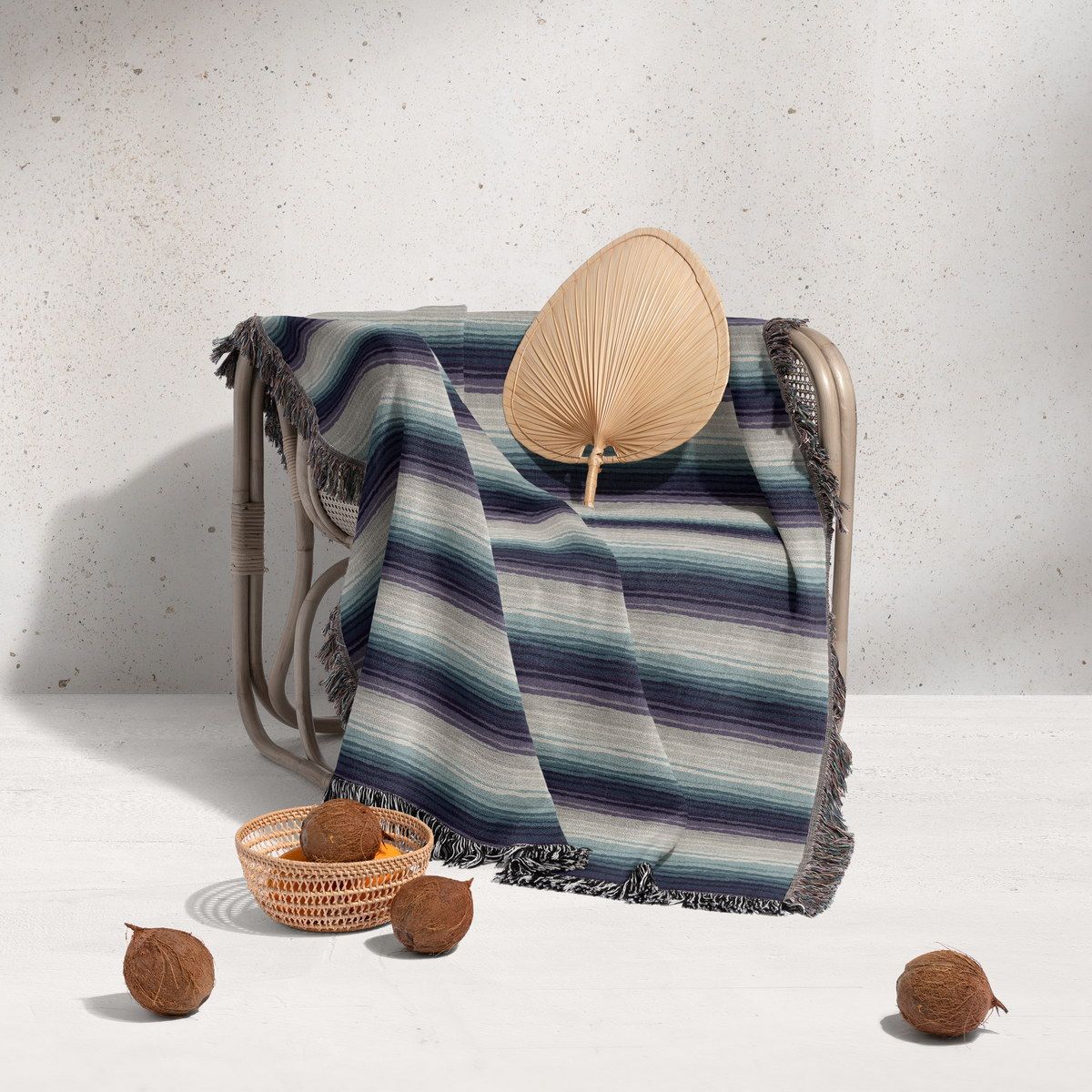 شال مبل ریش دار classic 342