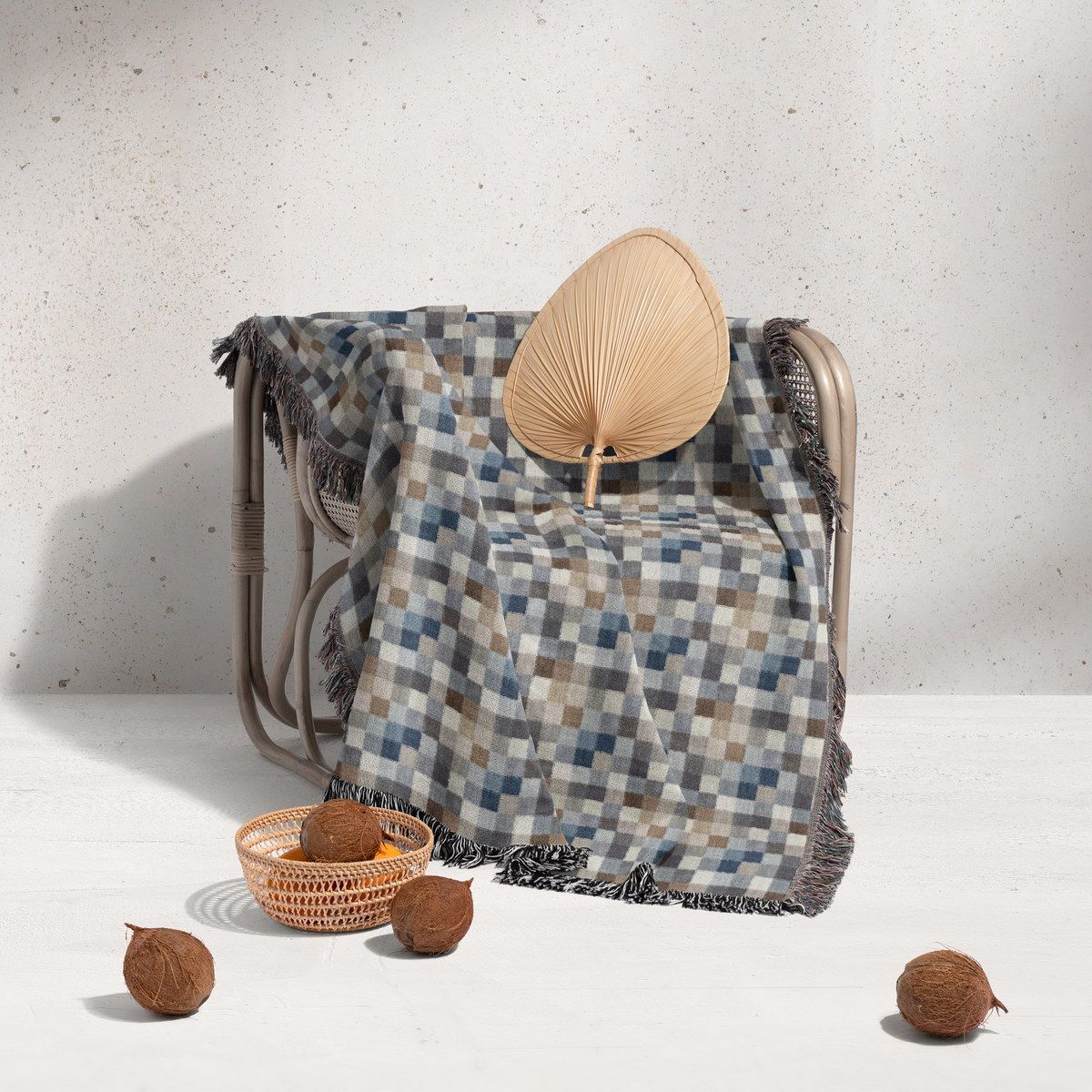 شال مبل ریش دار classic 343