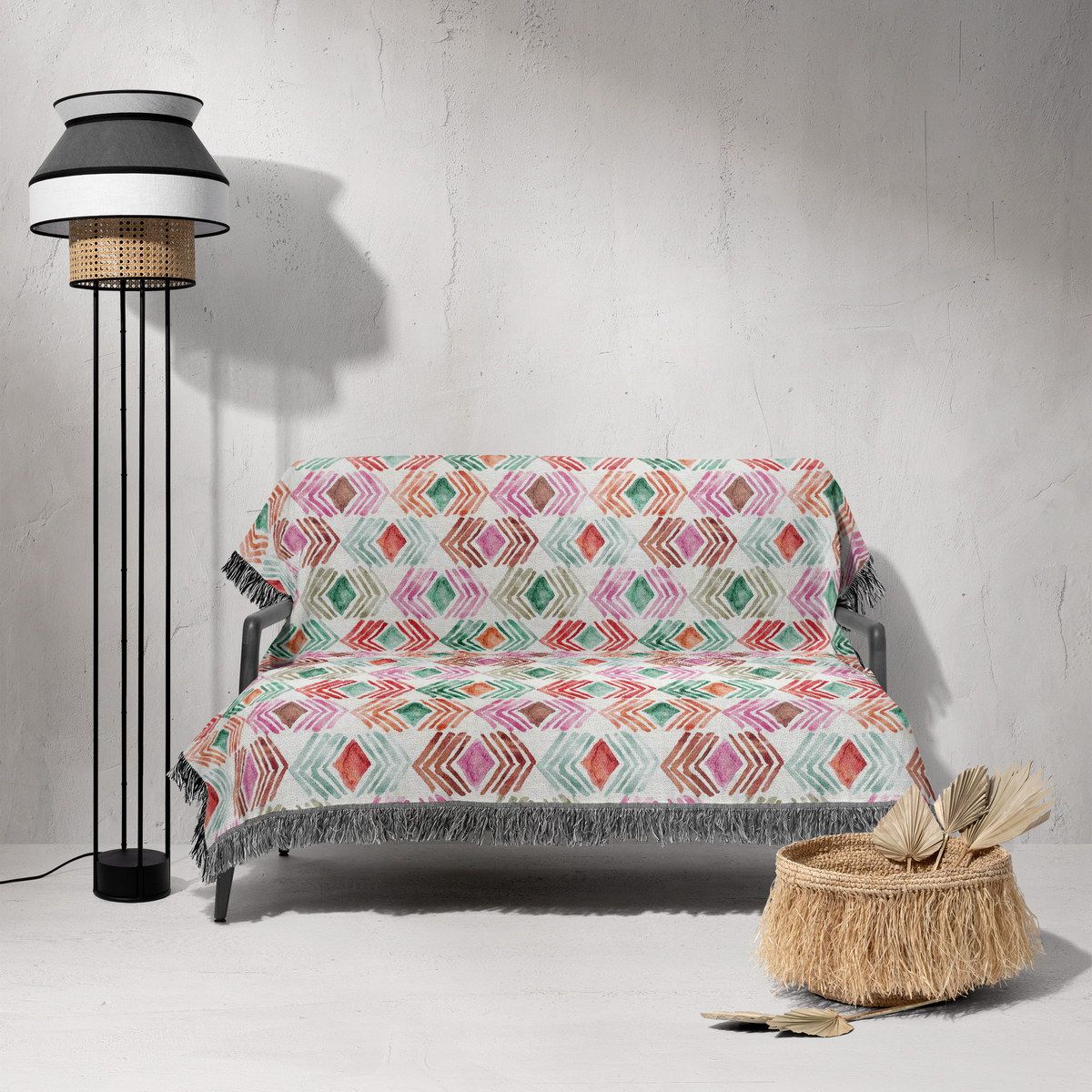 شال مبل ریش دار classic 344