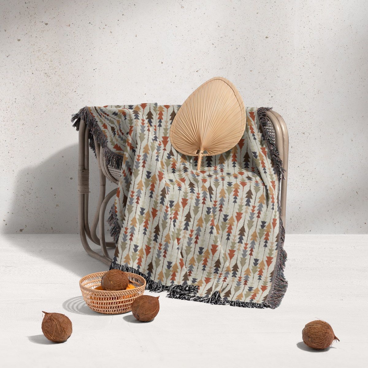 شال مبل ریش دار classic 345