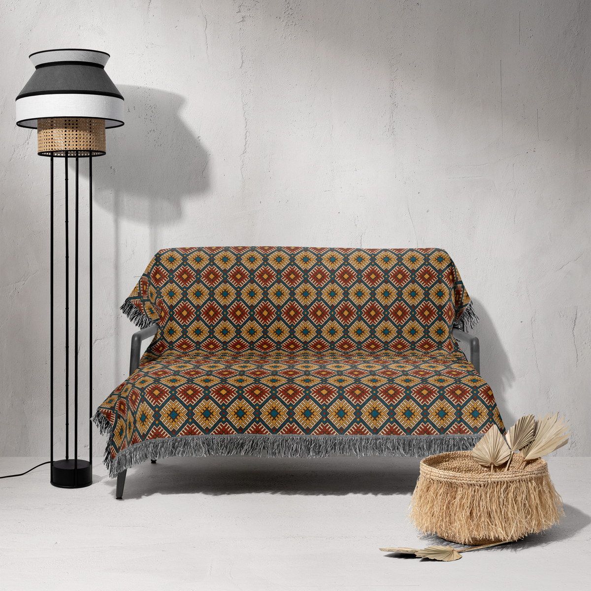 شال مبل ریش دار classic 354