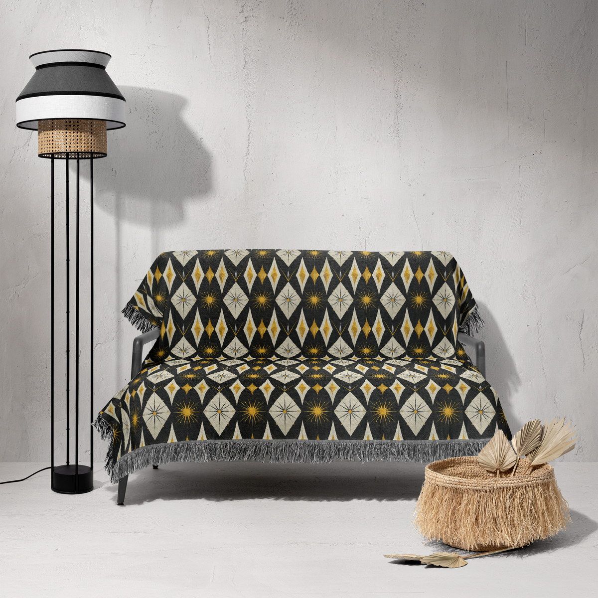 شال مبل ریش دار classic 369