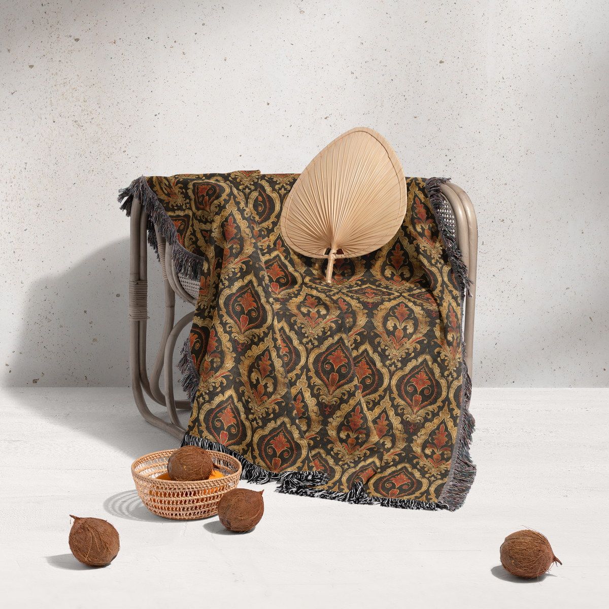 شال مبل ریش دار classic 373