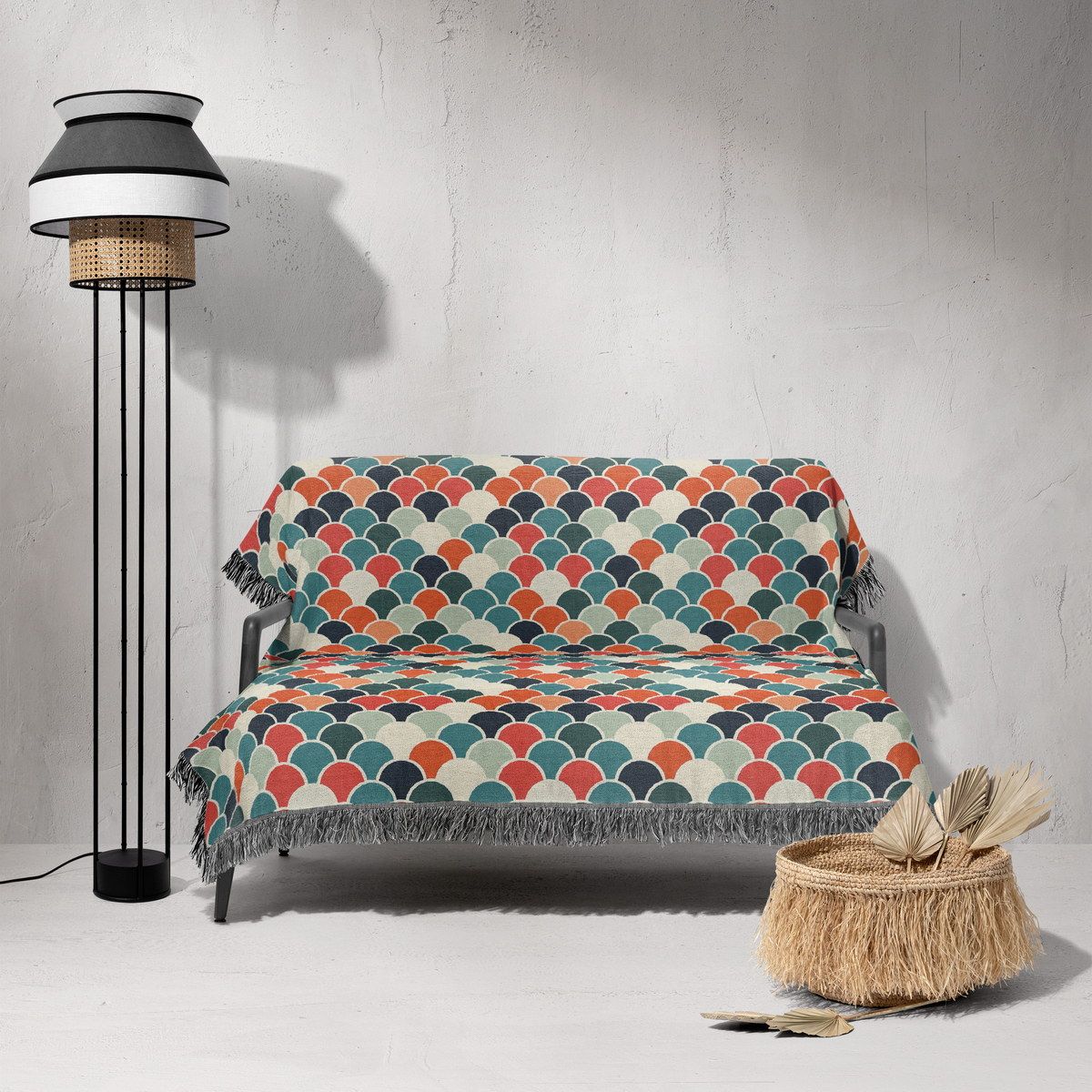 شال مبل ریش دار classic 374