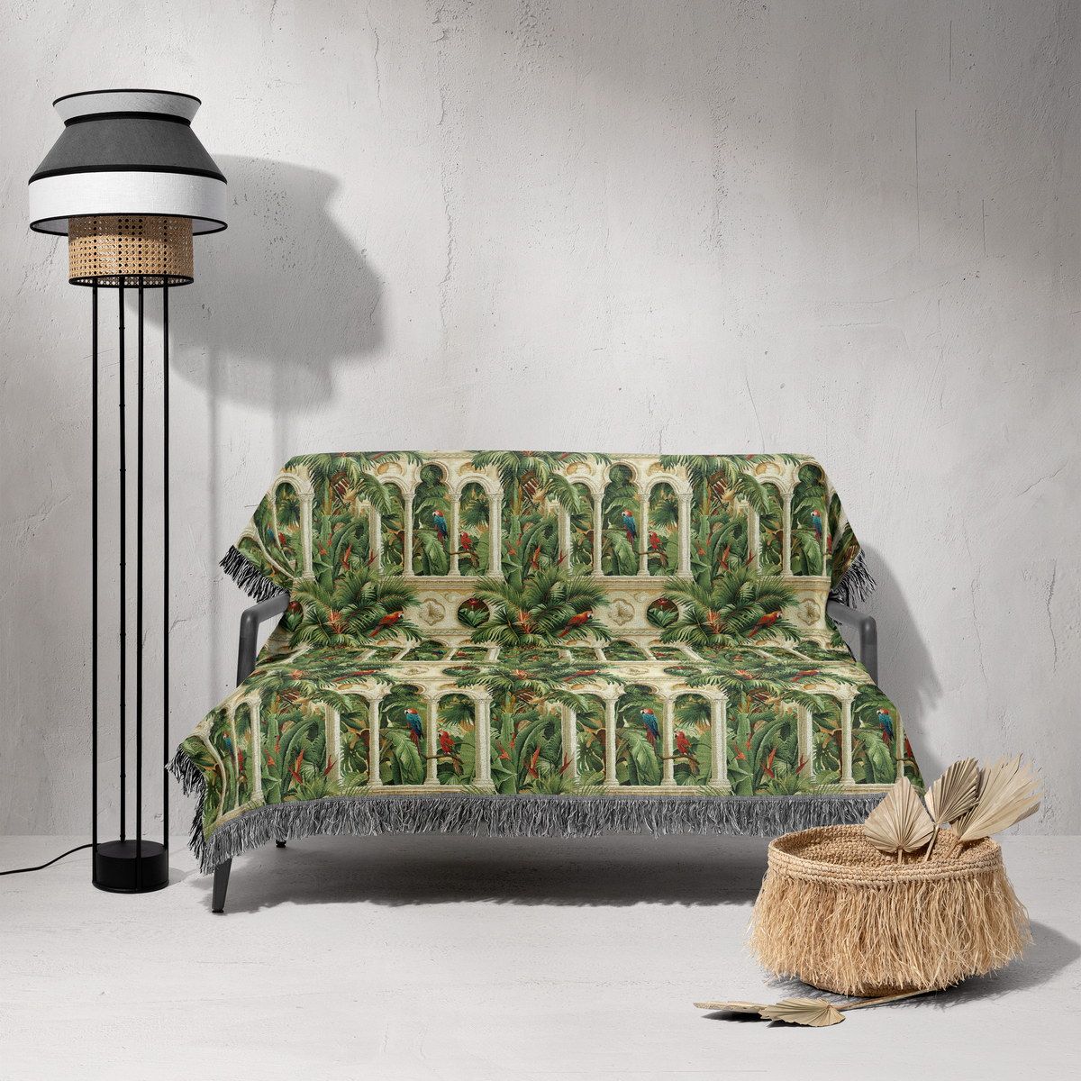 شال مبل ریش دار classic 376