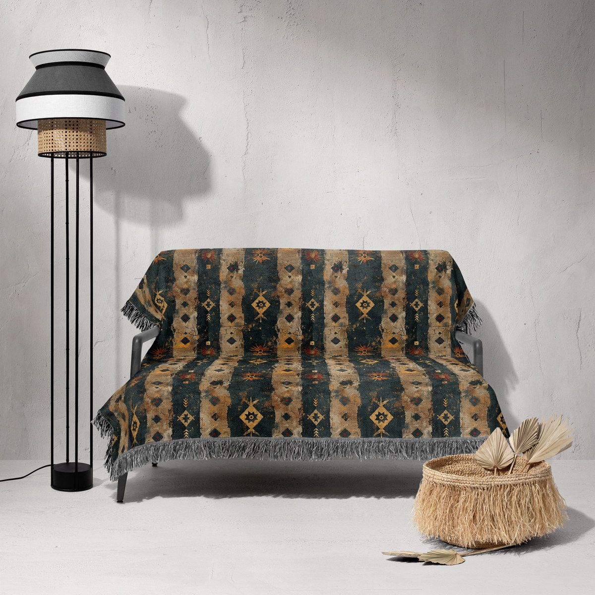 شال مبل ریش دار classic 377