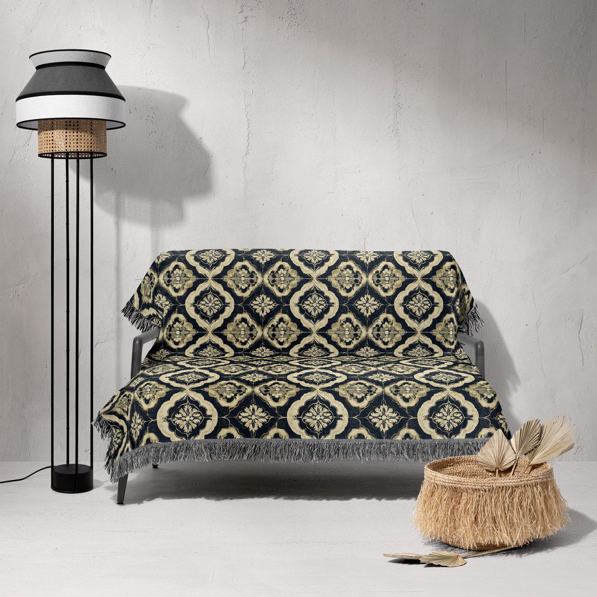 شال مبل ریش دار classic 378