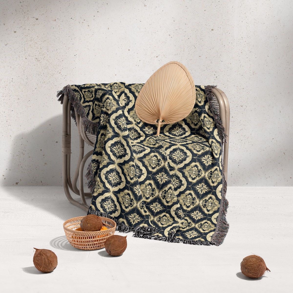 شال مبل ریش دار classic 378