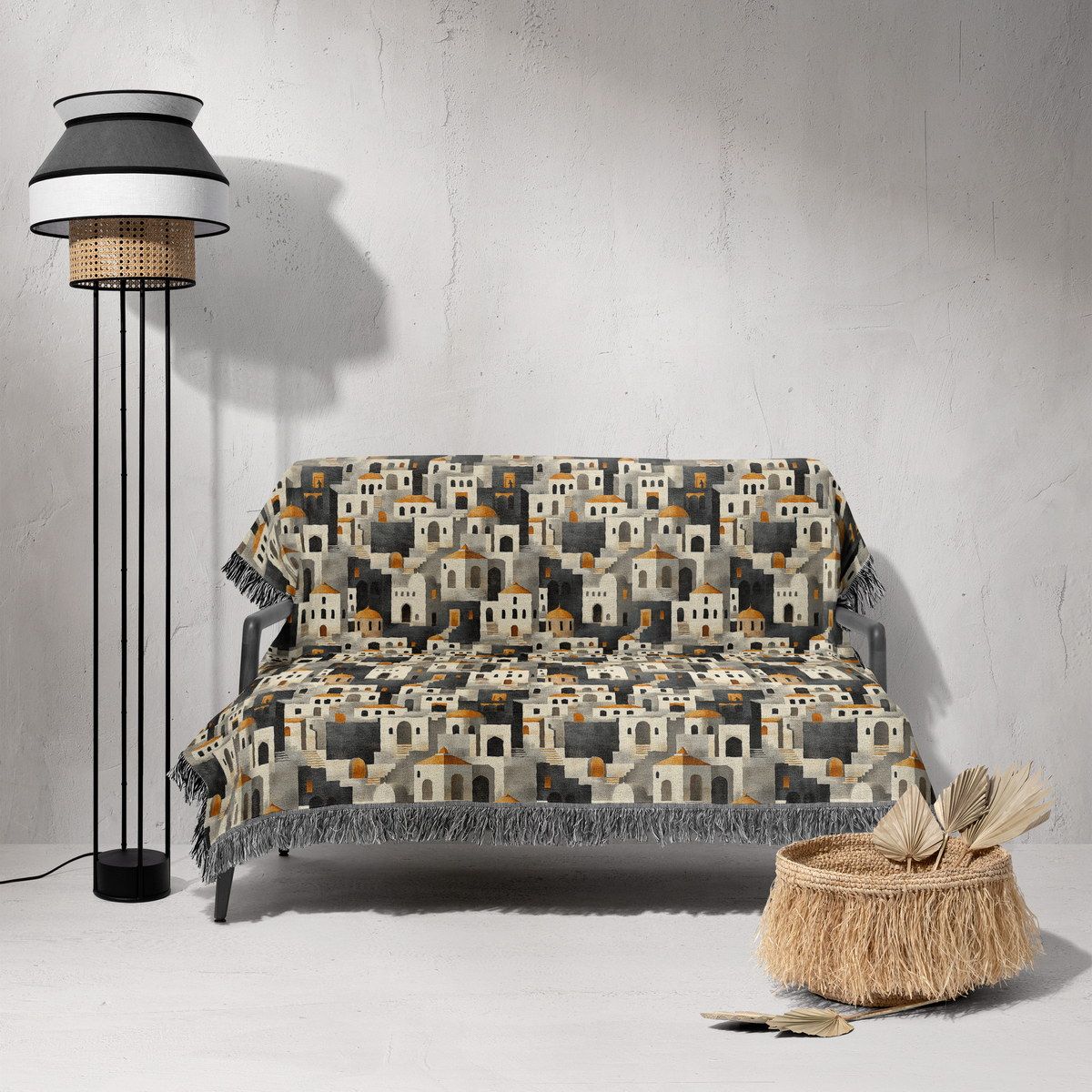 شال مبل ریش دار classic 379