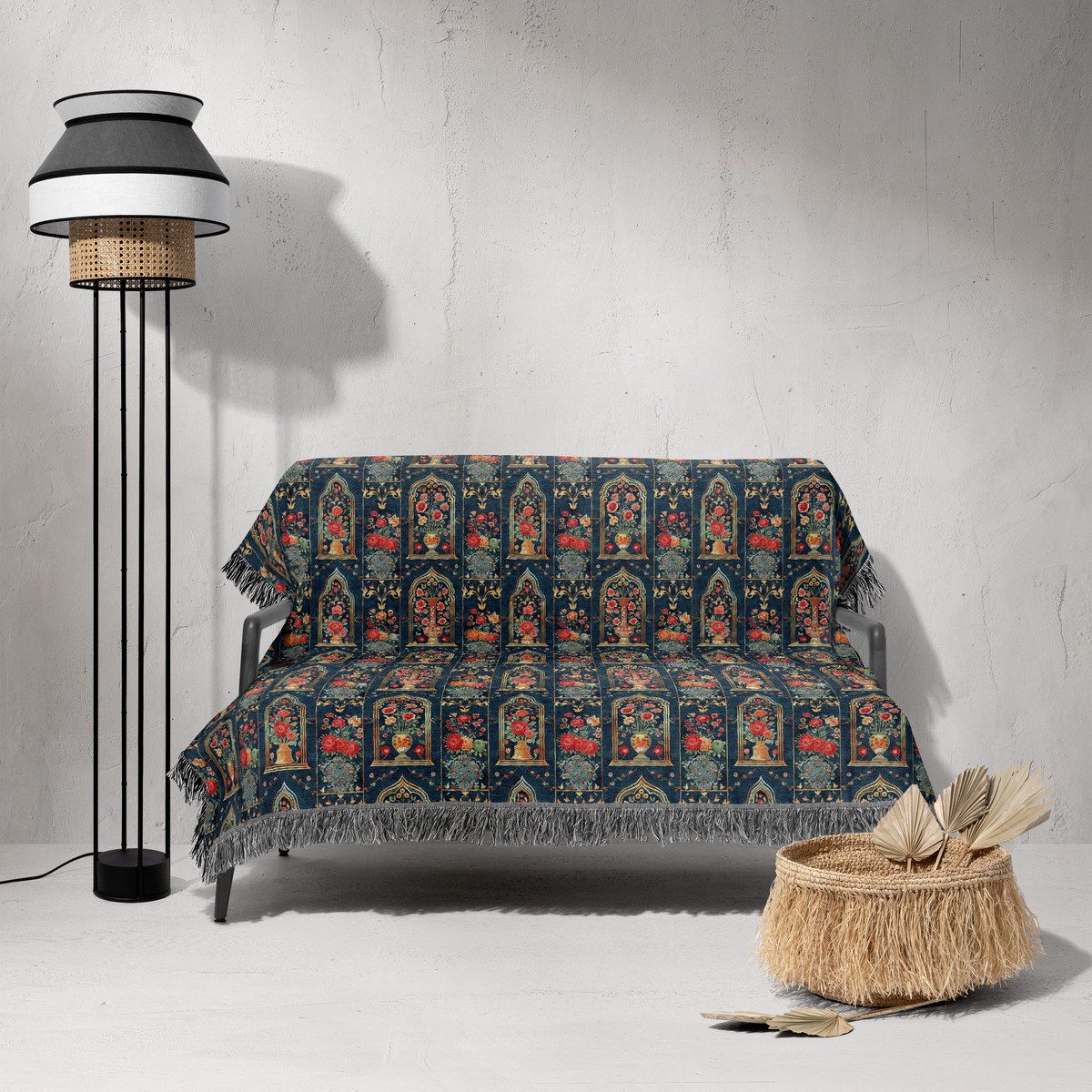 شال مبل ریش دار classic 380