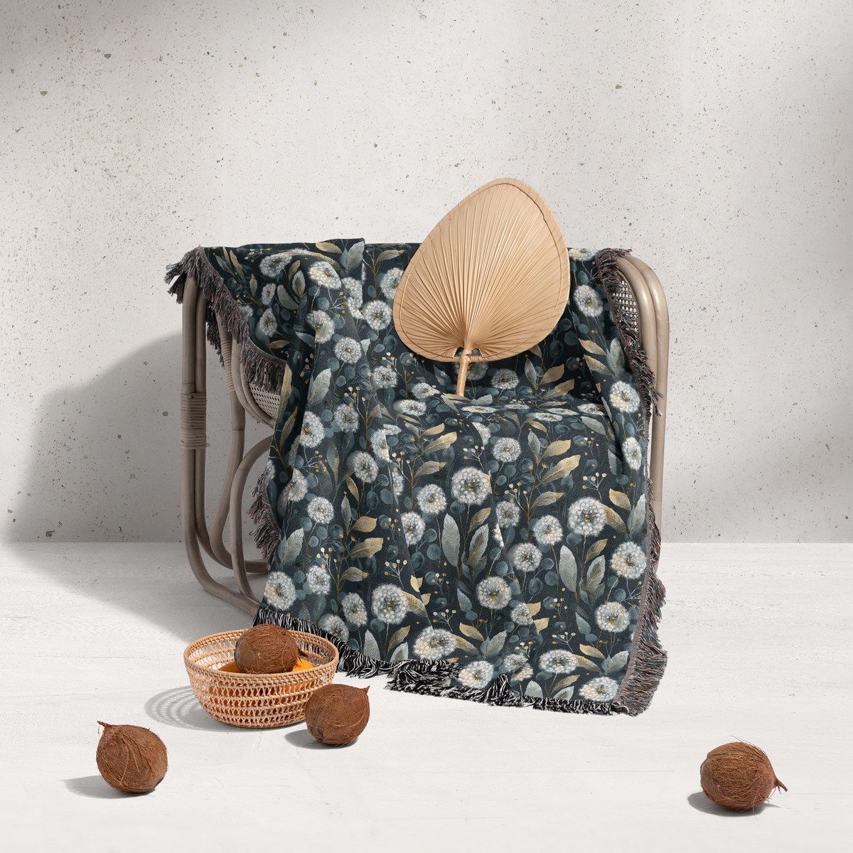 شال مبل ریش دار classic 389