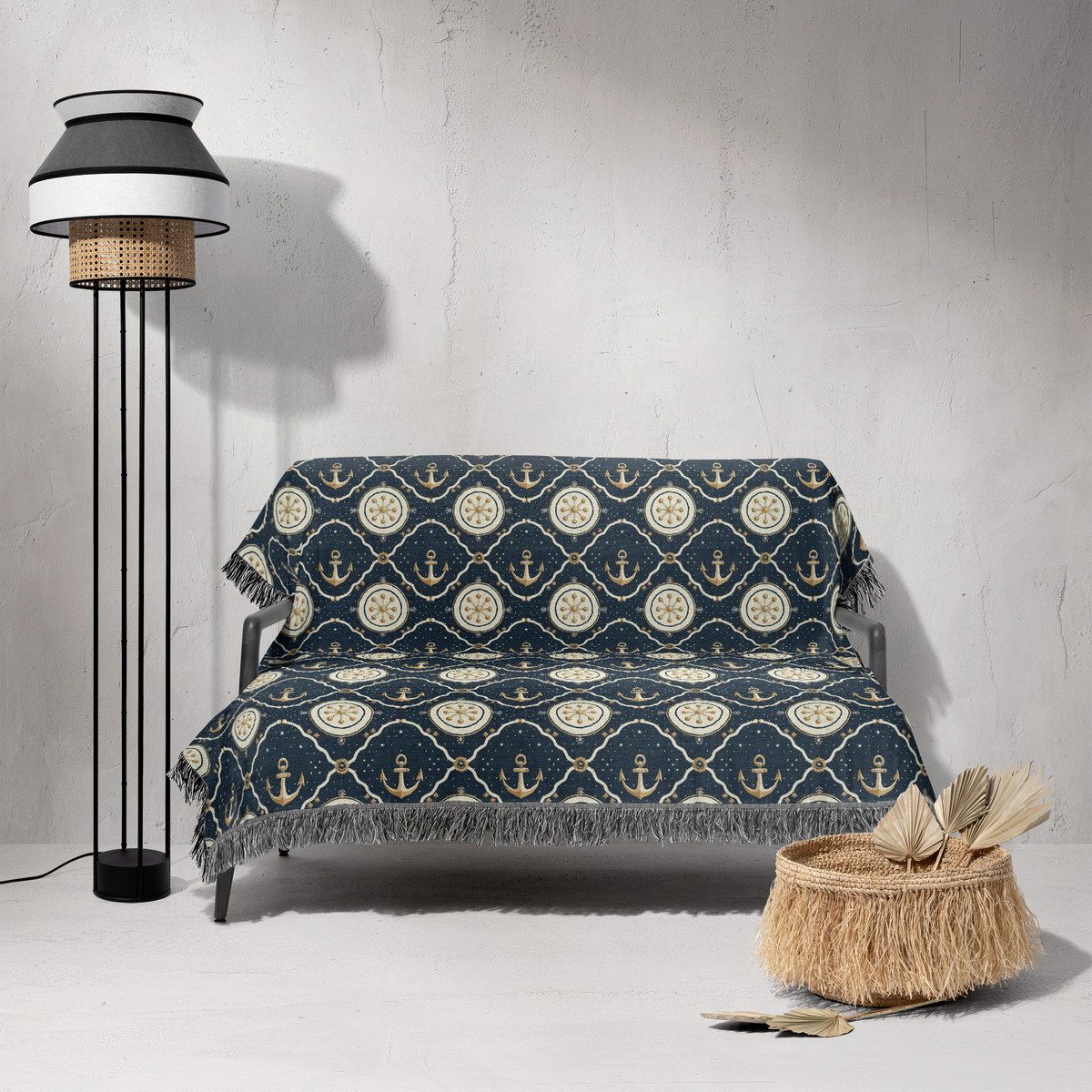 شال مبل ریش دار classic 392