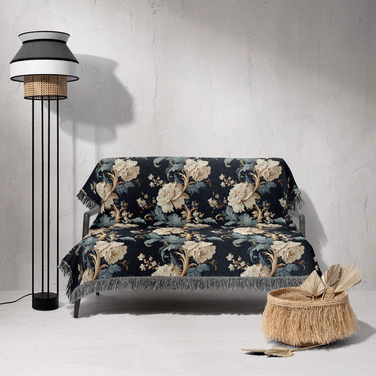 شال مبل ریش دار classic 393